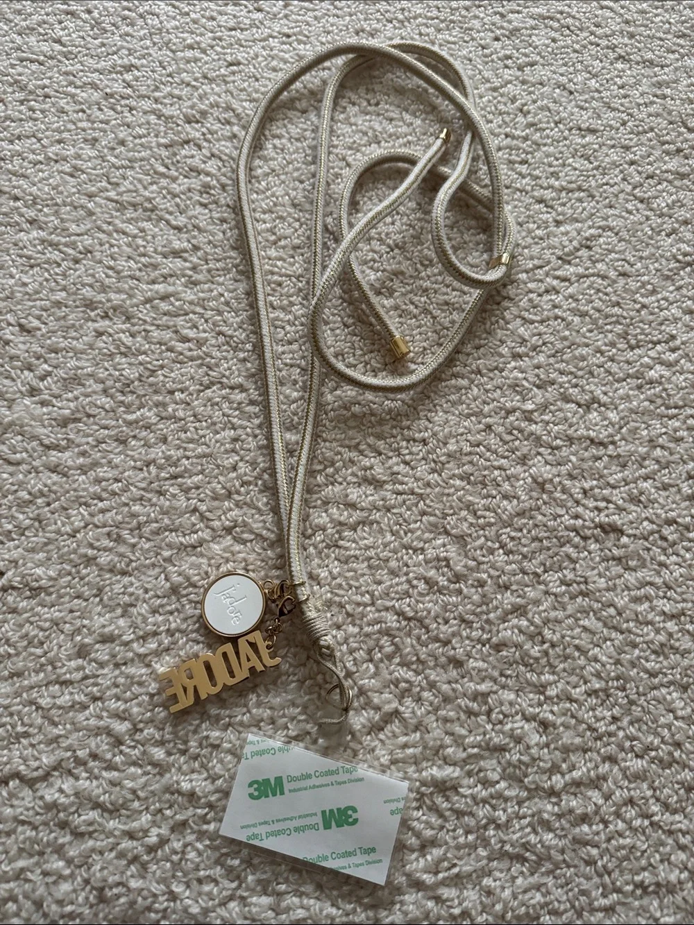 Dior adjustable cloth phone chain